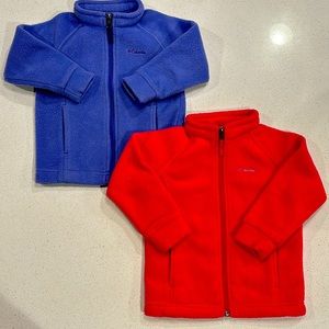 Girls Jacket Bundle  - Columbia 18-24 months purple & pink jackets (2)